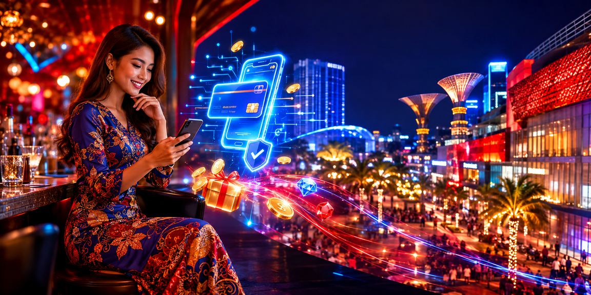 Pengguna Johor Bahru menggunakan aplikasi mudah alih maybank2u untuk bermain kasino dalam talian