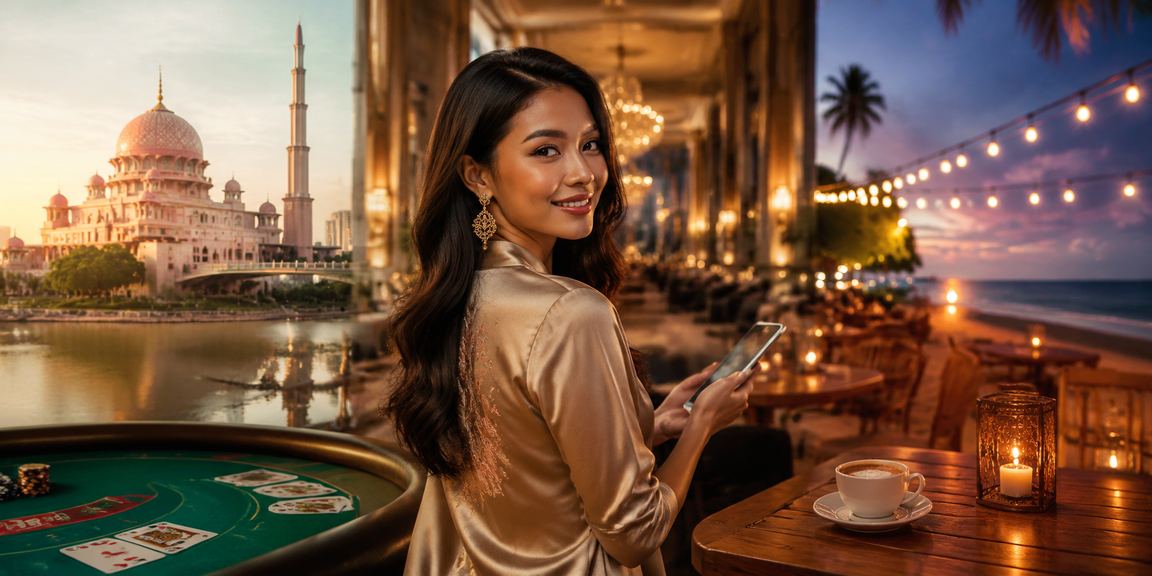 Paparan permainan baccarat Putrajaya dalam suasana kasino dalam talian Malaysia